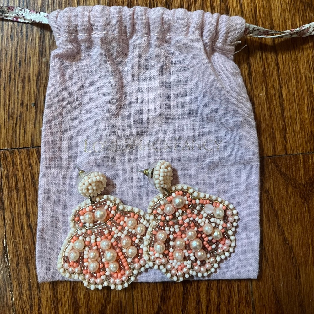LoveShackFancy shell earrings